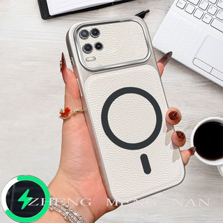 Thích hợp cho OPPO A54 4G vỏ điện thoại mềm TPU bằng da từ tính mới 0054