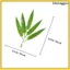 Bộ 50 Trang Trí Ngoài Trời Trong Nhà Lá Tre Nhân Tạo Stalks 16.00X13.00X1.00CM Xanh khxinggao