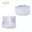 PNPIA- Hộp Bảo Quản Khuôn Silicon Tròn Sọc Nến Jar Hộp Thiết Kế Khuôn Đất Sét Epoxy