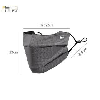 PlumHOUSE Chống Nắng Mặt nạ Nam Có Thể Tái Sử Dụng Thoáng Khí UV Mặt Màu Trơn Có Thể Giặt Mặt nạ Đi Xe Đạp Mùa Hè Mặt nạ VN