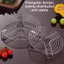 Khay hấp nồi BORAGETE, Giá hấp tròn đa chức năng, Bộ đồ ăn nhà bếp Bánh bao inox 304 Giá đỡ trứng nướng Phụ kiện nhà bếp
