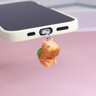 1 Cái Dễ Thương Capybara Điện Thoại Di Động Chống Bụi Cắm Chống Bụi Cắm
