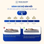 Nệm cao su non than hoạt tính kết hợp với Memory foam cao cấp, kháng khuẩn, chống nấm mốc, bảo vệ sức khỏe, đệm cao su — ảnh 4