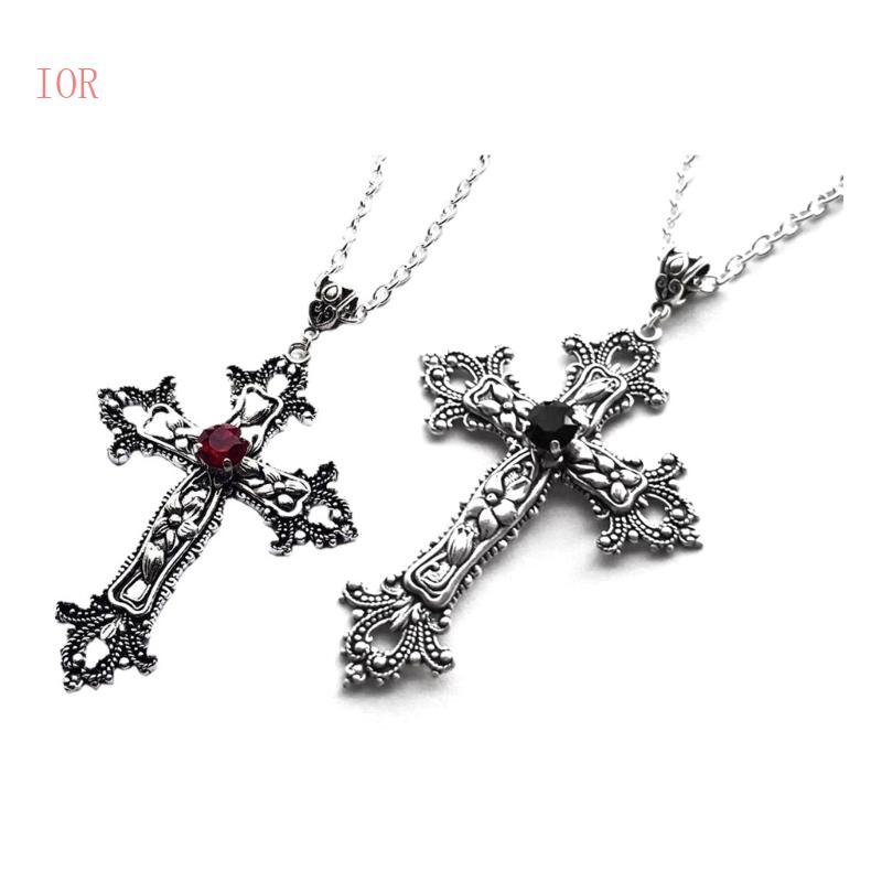 Mặt Dây Chuyền IOR Big Cross Phong Cách Goth Vintage Cho Nữ