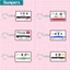 Ibumpers Sáng Tạo Nhật Bản Vé Tàu & Ga Tấm Acrylic Móc Khóa Sapporo, Osaka, Kamakura Mặt Dây Chuyền Ba Lô Trang Trí Phụ Kiện Quà Tặng