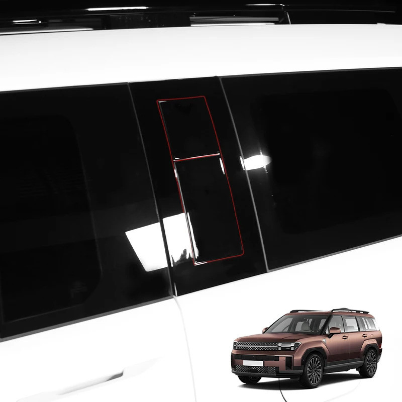 Dành Cho Xe Hyundai Santa Fe MX5 2024 2025 Ngoại Thất Phong Cách Phụ Kiện 4 Cửa Sổ Ô Tô C Cửa Sổ D Trụ Cột Bài Viền Bao