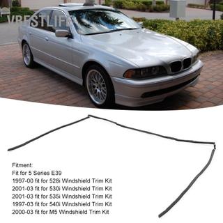 VBESTLIFE KIMISS Kính Chắn Gió Weatherstrip Mặt Trước Cói Đúc Phù Hợp Với Bộ 5 E39 528i 540i M5 51318159784