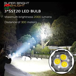 Đèn pin sạc 3LED cực sáng,pin 18350,camping và chống nước hoàn hảo