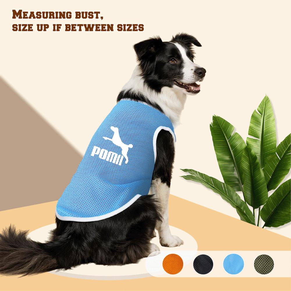 Áo vest lưới chó lớn 3XL-6XL, chó con, bàn chân chó, in graffiti, phong cách chui đầu, có sẵn 4 màu, thoải mái và thoáng khí, có thể giặt được bằng máy, thích hợp cho tất cả chó lớn