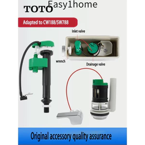 Phụ kiện bồn nước toilet OTO van đầu vào và van thoát nước cw188 bộ nút bồn cầu hoàn chỉnh các bộ phận cấp và thoát nước