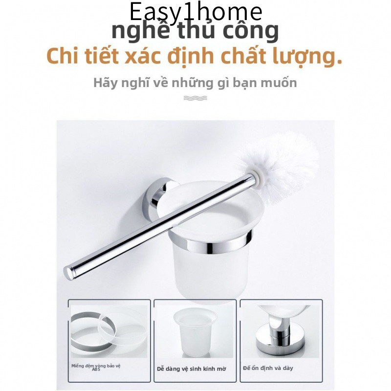 【 KOHLER 】Bàn chải toilet bằng thép không gỉ không cần khoan, dụng cụ vệ sinh toilet không góc chết, bàn chải toilet lôn