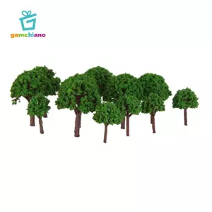 Bộ 50 Cây Xanh Nhẹ Mô Hình Xe Lửa Bố Trí Đường Sắt Wargame Diorama Phong Cảnh Z T