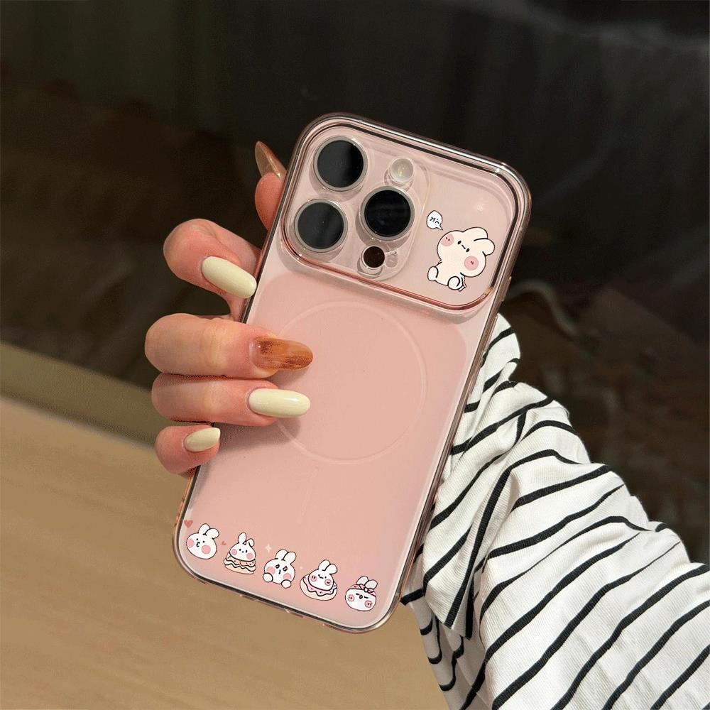 Lợn con iPhone 17P1615 đơn giản 13/14 trường hợp dễ thương 12xs