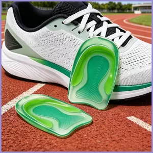 Gel Gót Miếng Lót Giày 2 Miếng Nặng Mềm Nhẹ Đế Giày Gót Giảm Cho Người Lớn Người Yêu mueadsyvn