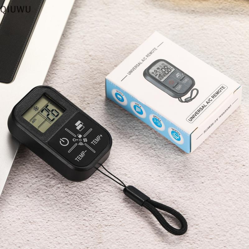 Điều khiển từ xa điều hòa đa năng QIUWU Tất cả các mẫu Bảng điều khiển từ xa điều khiển từ xa Mini đa năng A / C di động.