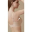 Áo ngực hỗ trợ mềm mại dành cho nữ, 3 / 4 cốc, Khóa lưng bốn cánh, Thiết kế liền mạch, Phong cách ngọt ngào thoáng khí.