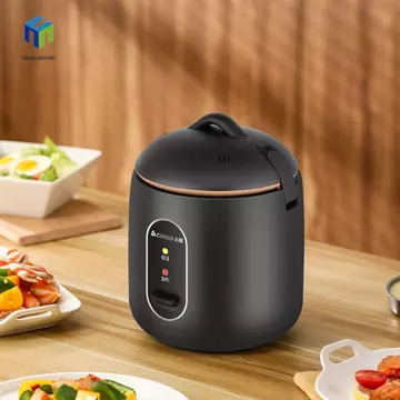 Nồi cơm điện HEALMEYOU, Nồi cơm điện Mini lót bên trong chống dính, Nồi cơm điện tráng men 220V 1.2L đa chức năng dành cho gia đình