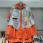 Khâu Màu Sắc Tương Phản Dopamine Mặc Áo Sơ Mi Tay Ngắn Retro Rời bf Phong Cách Cao Cấp Thiết Kế Đường Phố Rách Áo Thường Ngày