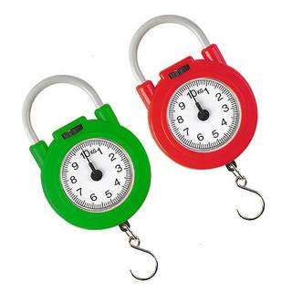 [Bea-t] Cân cơ treo di động 10kg Hành lý cá Cân nhà bếp treo Cân lò xo cầm tay kỹ thuật số có độ chính xác cao [[mới]