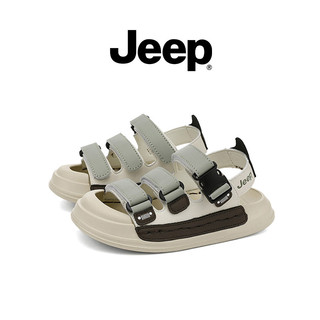 Giày Sandal Trẻ Em JEEP Mùa Hè Thoáng Khí Chống Trơn Trượt Đế Mềm Bé Trai Bé Gái Giày Đi Biển Ngoài Trời