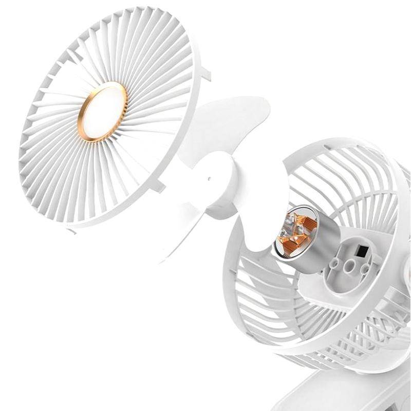 Quạt Bàn Di Động Mini JINHF Xoay 360 Độ USB Sạc Kẹp Để Bàn Quạt Làm Mát Cho Xe Đẩy Bé Văn Phòng Học Tập Du Lịch HOT