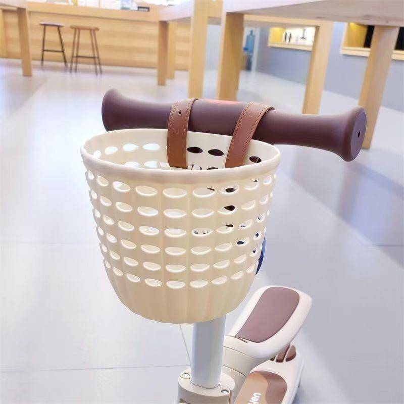 JINHF Giỏ Xe Đạp Dung Tích Lớn Cho Trẻ Em Thiết Kế Bền Đẹp Dây Có Thể Điều Chỉnh Trẻ Em Xe Đạp Giải Pháp Bảo Quản Cho Đồ Chơi HOT