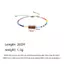 PNPIA- Boho Thủy Tinh Hạt Đá Quyến Rũ Vòng Tay Tối Giản Dainty Handmade Trang Sức Nữ Thời Trang Hiện Tại