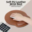 Miếng Lót Chuột YRBWD, Chống Trơn Trượt Với Miếng Lót Chuột Cổ Tay, Miếng Lót Chuột Máy Tính Da PU Chống Thấm Nước Bền bỉ Sử Dụng Chơi Game
