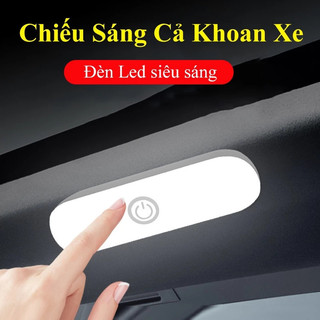 Đèn LED gắn trần ô tô MOTOPLEX cảm biến 3 chế độ led sáng mạnh sạc pin bằng USB tiện lợi