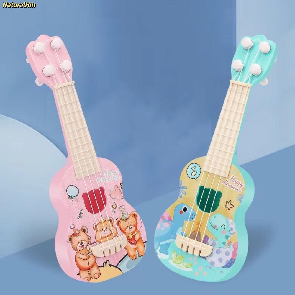 [Vận chuyển nhanh] Đàn Guitar trẻ mới biết đi NATURALHM, Đàn Ukulele Mini dành cho người mới bắt đầu, Quà tặng Nhạc cụ sáng tạo hoạt hình