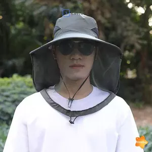 Cắm trại ngoài trời mùa hè Mũ vành rộng Bảo vệ tia cực tím Có thể điều chỉnh Nhẹ để đi bộ câu cá mới