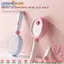 EBINLANDS 1 / 3 Lược Đệm Không Khí, Lược Massage Top Đầu Lâu Lông Tơ, Lược Chải Tóc Xoăn Chống Tĩnh Điện Di Động