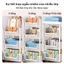 Kệ Nhựa 5 Tầng Di Động – Kệ Đựng Sách, Mỹ Phẩm, Đồ Gia Dụng Gọn Gàng