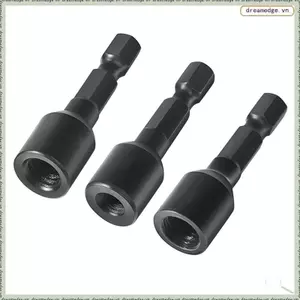 Bộ điều khiển bu lông móc treo thiết yếu 3 chiếc, bao gồm công cụ cài đặt bu lông móc treo với chuôi lục giác cho vít hai đầu