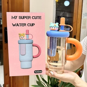 Cốc Rơm Ice Master Cup Ấm Trà Dung Tích Lớn Cốc Nước Nữ Chịu Nhiệt Độ Cao Cốc Nhựa Có Giá Trị Cao Có Hút 5.18 SXEP