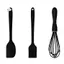 Maybest 3 Cái / bộ Bộ Nướng Bánh Silicon Kem Thìa Cạp Nhà Bếp Gia Đình Đánh Trứng Thịt Nướng Bàn Chải Dầu Tiện Ích Đồ Dùng Nhà Bếp {VN}