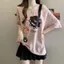 Mỹ Off-the-Shoulder Hot Girl Phim Hoạt Hình In Hình Áo Thun Nữ 2026 Rời Mỏng Hơn Nhìn Giảm Tuổi Top Nữ Giao Hàng Bên Trong 5.19