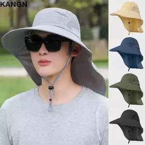 Mũ câu cá KANGN, Mũ xô thoáng khí chống tia cực tím, Vành rộng đa năng Mũ chống nắng khô nhanh mùa hè