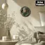 HELLOYOUNG Trang trí tường Elf bằng gỗ tròn, 8 x 8 inch, Quà tặng nghệ thuật gia đình hiện đại cho phòng khách, quán cà phê