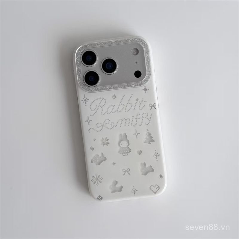 Ốp Điện Thoại Thích Hợp Cho iPhone 11 12 13 14 15 16 17 Pro max Plus Air Winter Christmas Miffy Rabbit Vỏ Bảo Vệ Chống Sốc Bao Gồm Tất Cả B8PP