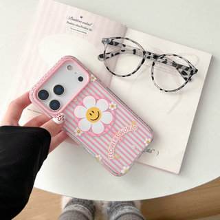 Ốp Lưng Cho iPhone 17 Pro Max 16 Pro Max 15 Pro Max 14 Pro Max 13 Hoa Hướng Dương Từ Giá Đỡ Vòng Tay Vỏ Điện Thoại tpu Cứng