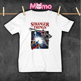 Stranger Things Họa Tiết In Hình Bé Trai Và Bé Gái Cùng Phong Cách Rời Thoáng Khí Thời Trang Cổ Tròn Tay Ngắn Áo Thun Top