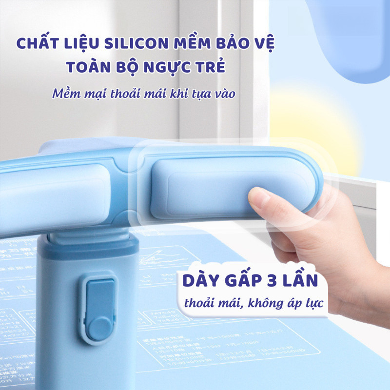 Giá Đỡ Cằm Chống Cận Thị & Gù Lưng Cho Trẻ Em - Thiết Kế An Toàn, Ngăn Ngừa Mỏi Mắt, Bảo Vệ Sức Khỏe Học Đường