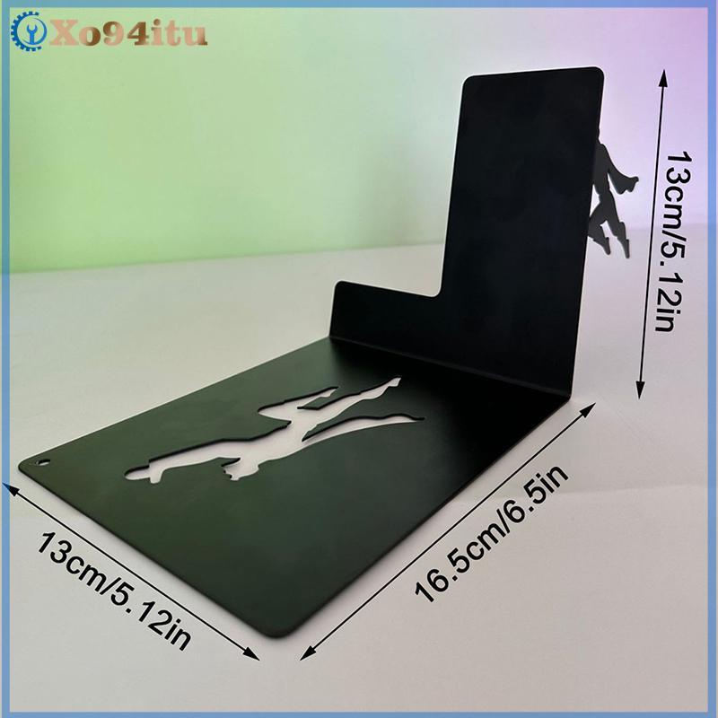 XOITU Sáng Tạo Siêu Kệ Sách Các Bức Tượng Kim Loại Lưu Trữ Sách Màn Hình Để Bàn Trang Trí Phụ Kiện Văn Phòng Sách Đứng Đế VN
