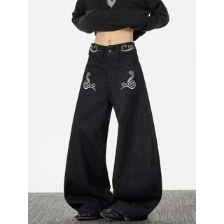 Quần Jean Nam Phong Cách Đường Phố Cao Cấp Kiểu Mỹ, Thoải Mái và Unisex