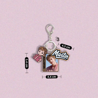 Móc khóa túi mặt dây chuyền Acrylic Kpop Idol CORTIS MARTIN ‌JAMES JUHOON SEONGHYEON