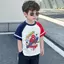 Bộ Cộc Tay Bé Trai Spider-Man – Áo Cotton Mềm Mại, Form Đẹp, Mặc Mát Mẻ Đi Học Đi Chơi