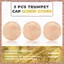 3 Nút bấm ngón tay Trumpet Van ngón tay Trumpet Nắp dành cho phụ kiện kèn âm nhạc Màu vàng (R F C V)