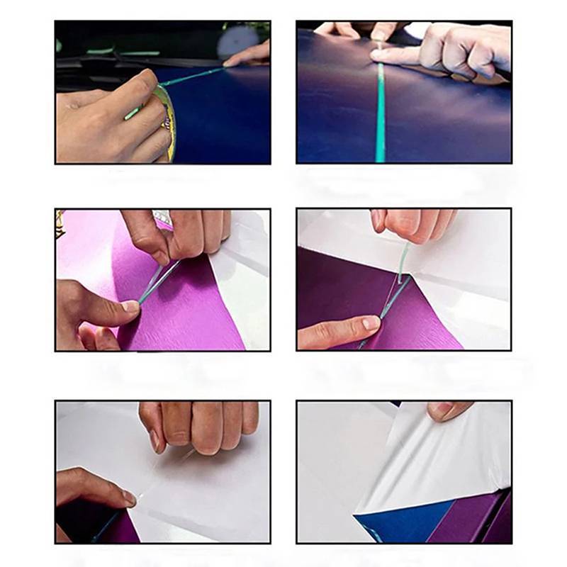JINHF Car Stier Knifeless Tape Vinyl Design Line Công cụ cắt 5M 10M Viền Mịn để lắp đặt đồ họa xe HOT