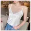 JRP Nhẹ Lụa Ren Cami Top Dành Cho Nữ Mùa Hè Không Tay Spaghetti Dây Đeo Xe Tăng Thoáng Khí Nữ Camisole Cho Thời Trang Hàng Ngày JRP